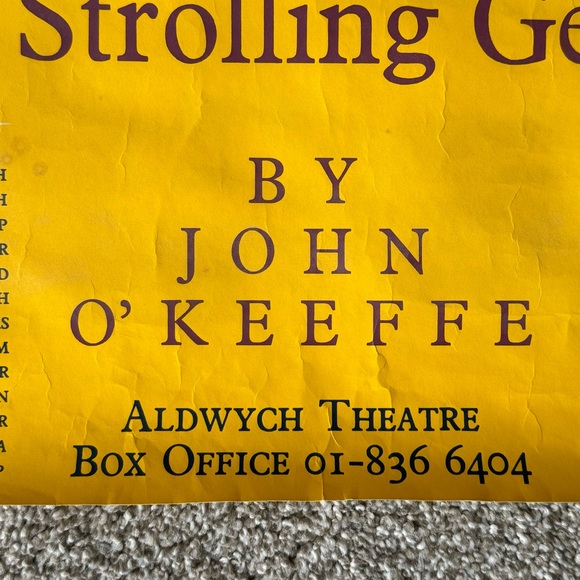 Vintage Print Wild Oats Theatre Poster Royal Shakespeare. - Picture 3 of 9